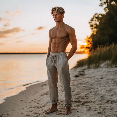 Connery | Classic Linen Trousers