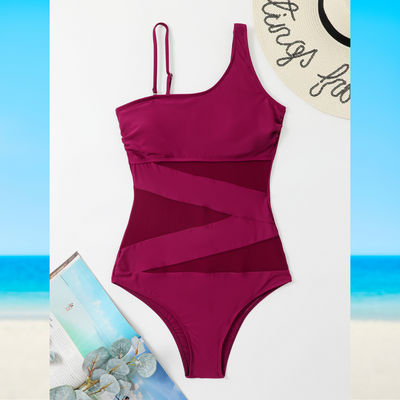 Denise - Chic Asymmetrical Swimsuit