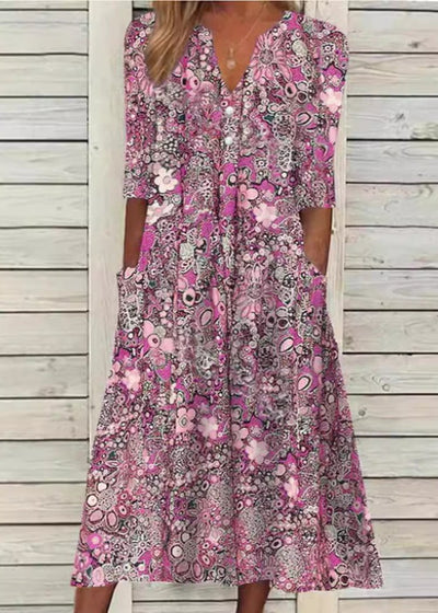 Sophia - Breezy Floral Summer Dress