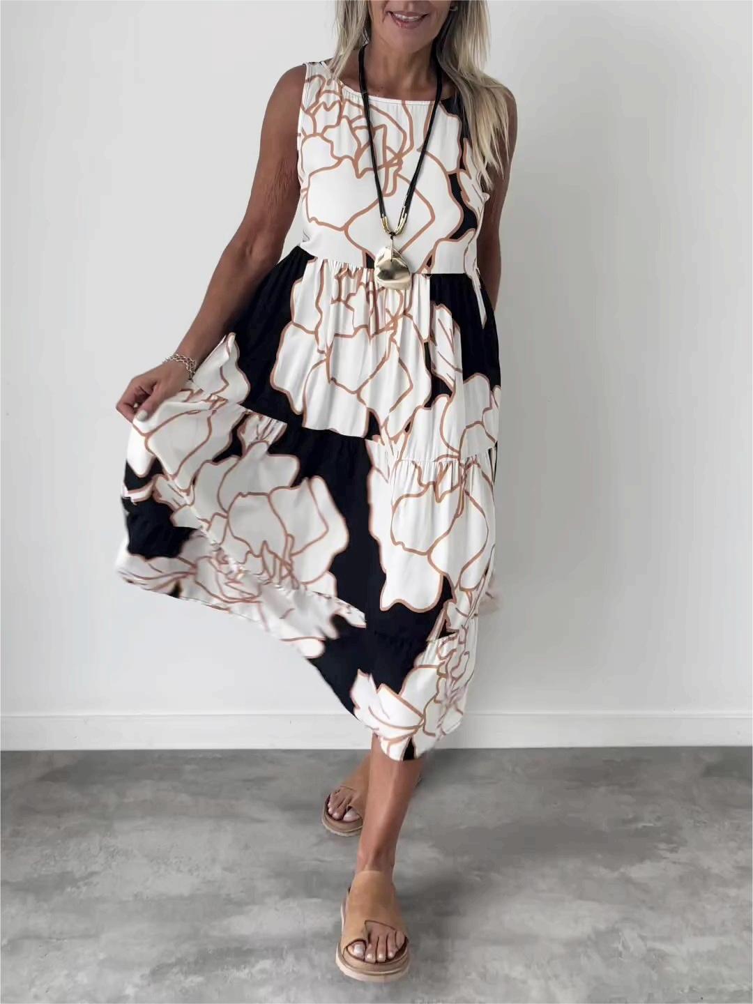 Aveline | Stylish Floral Print Dress