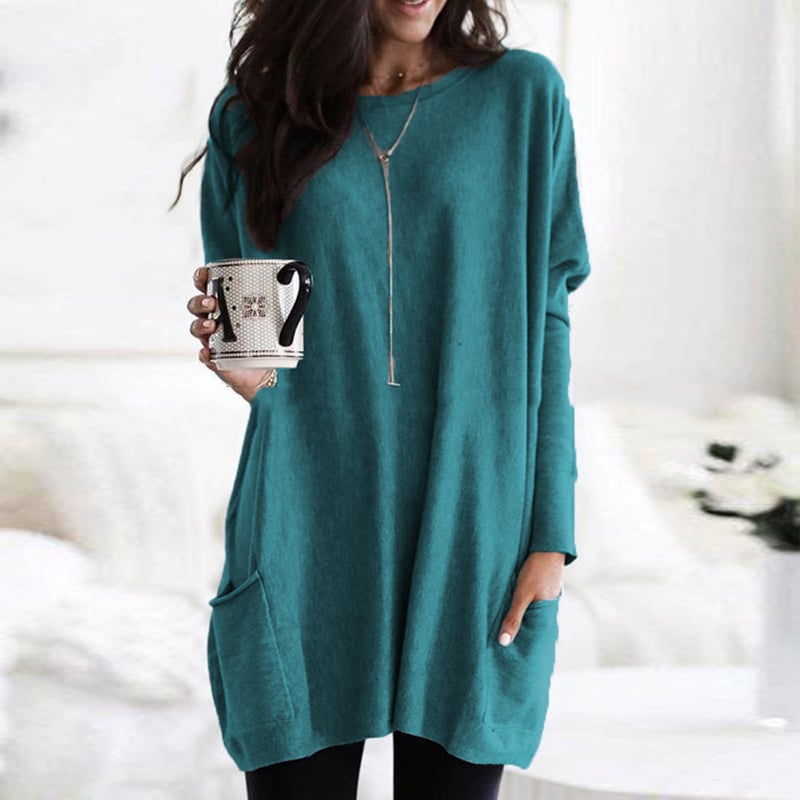 BRIELLE | FASHIONABLE POCKET LONG SLEEVES