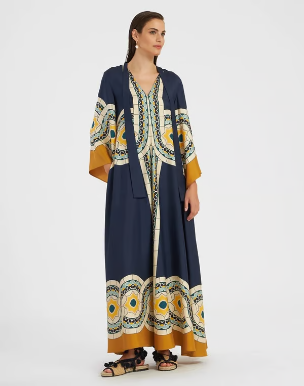 ELENA™ | ELEGANT BOHO PRINTED KIMONO DRESS