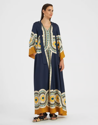 ELENA™ | ELEGANT BOHO PRINTED KIMONO DRESS
