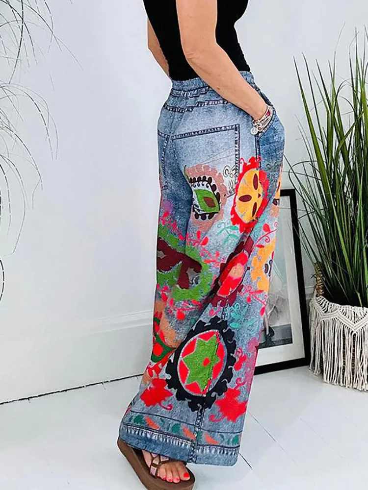 ISABEL – BOHO FLORAL PRINT WIDE-LEG TROUSERS 🌸✨