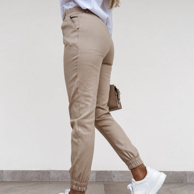 SASCHA | STYLISH SLIM FIT TROUSERS