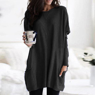 BRIELLE | FASHIONABLE POCKET LONG SLEEVES