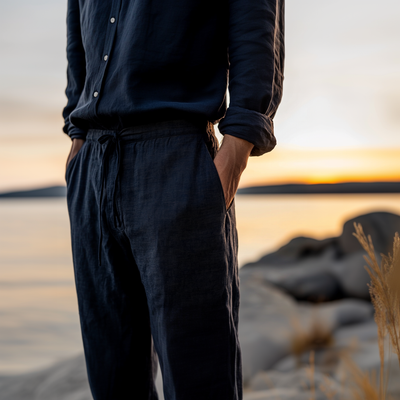 Connery | Classic Linen Trousers