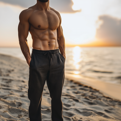 Connery | Classic Linen Trousers