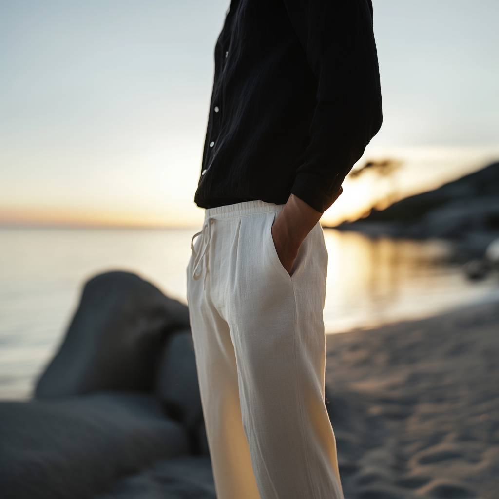 Connery | Classic Linen Trousers
